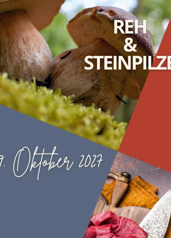 Reh und Steinpilze Reh und Steinpilze